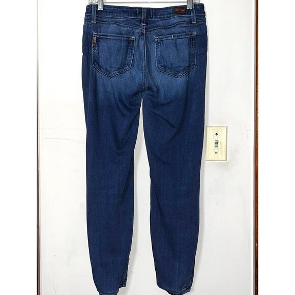 PAIGE BLUE STRETCH SKINNY VERDUGO ANKLE JEANS SIZE 28 - Picture 2 of 4